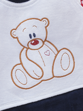 Boys Romper - Bear Red